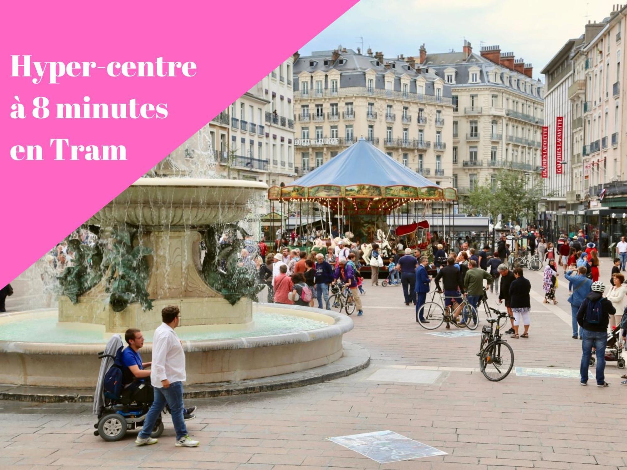 شقة Vue Montagne - Appt Cosy Et Calme - Netflix - Fibre غرونوبل المظهر الخارجي الصورة